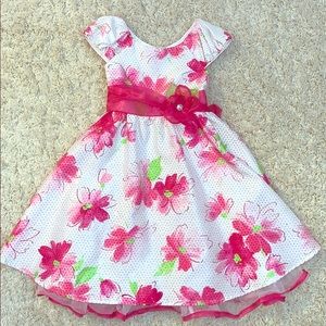 Jona Michelle Girls Floral Dress Size S/6
